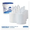 Toallas para uso con Sanitizantes KIMTECH PRE® 6 Rollos con 90 Toallas/caja.