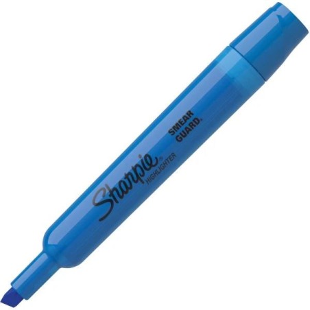 Resaltadores Sharpie ® Accent, Punta Biselada, Azul Fluorescente, Caja/12