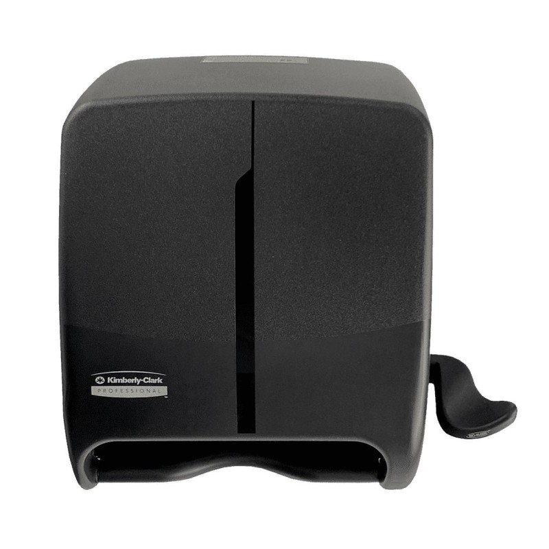 Despachador Toalla en Rollo Palanca, Negro.                    