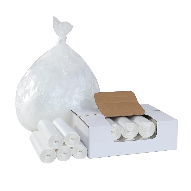 Bolsas para Basura Naturales 40" x 48", (45 gal) Caja con 250 bolsas. 