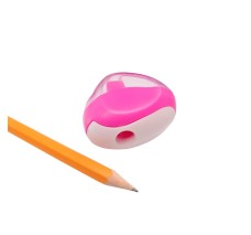 Sacapuntas de Plástico,1 Orificio con Depósito, Delta, Paq/25