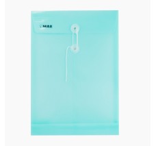 Sobre de Plástico con Hilo, Tamaño Carta Vertical, MAE, Paquete/12