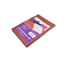 Folder con Boche, Tamaño Oficio, Color Caoba, Paquete/10