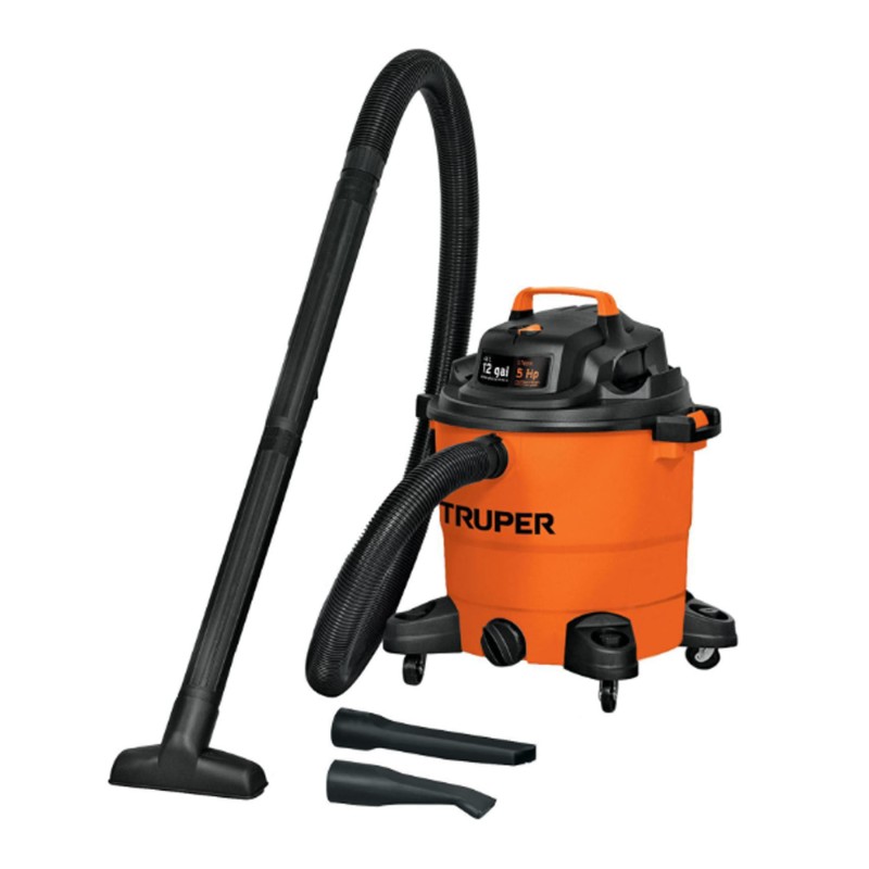 Aspiradora de Sólidos Y Líquidos, Plástica, Capacidad de 45 Litros (12 gal),Truper