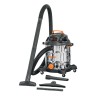 Aspiradora de Solidos y Liquidos de Acero Inoxidable, Capacidad 45 Litros (12 gal)