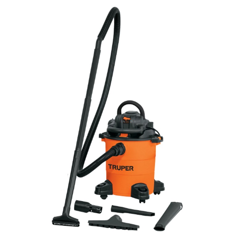 Aspiradora de Sólidos Y Líquidos, Plástica con Soplador Desmontable, Capacidad de 19 Litros (5 gal), Truper