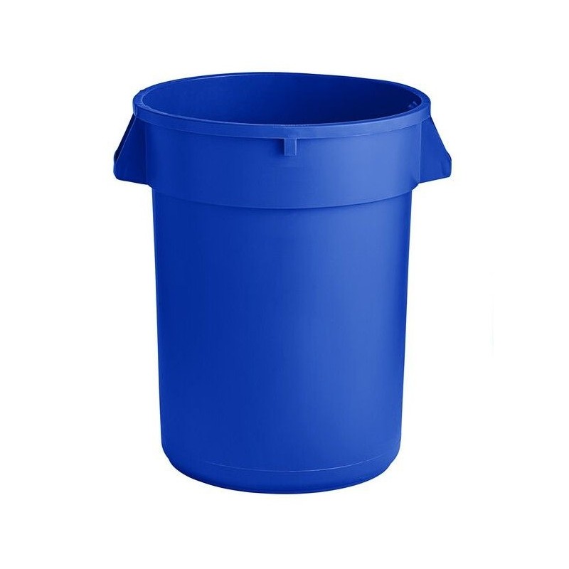 Contenedor Redondo para Basura de 44 Galones, Colores Varios