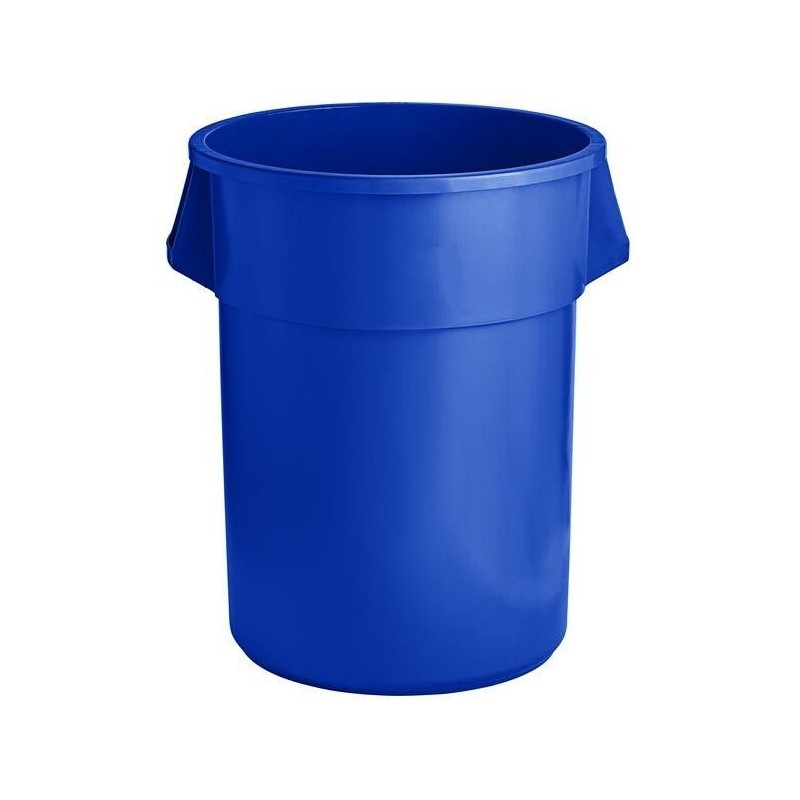 Contenedor Redondo para Basura de 55 Galones, Colores Varios