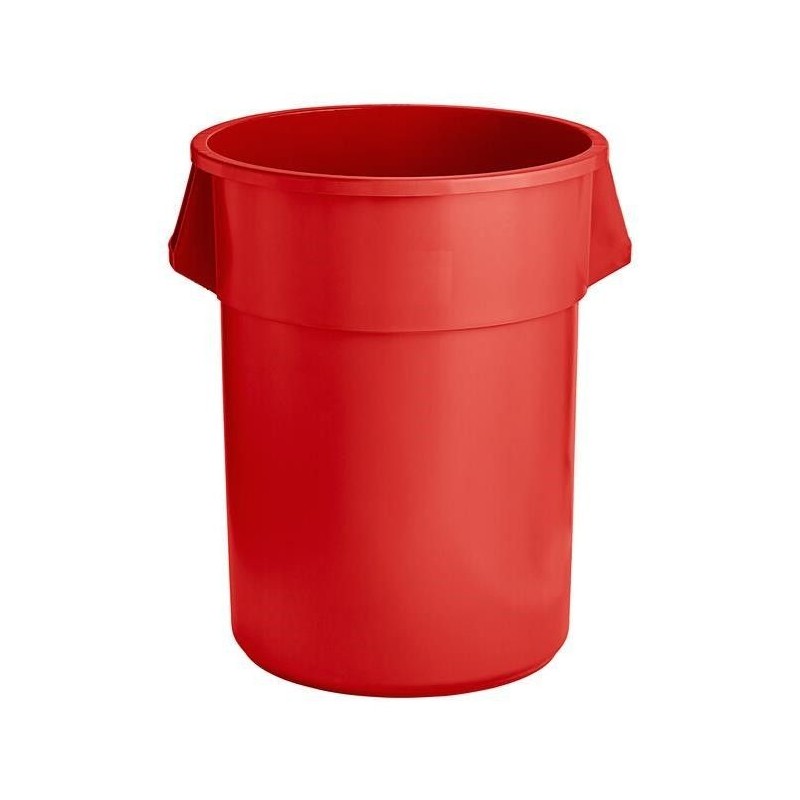 Contenedor Redondo para Basura de 55 Galones, Colores Varios