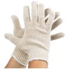 Guantes Tejidos Naturales de Algodón, Peso Pesado, Docena