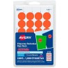 Etiqueta Redonda Rojo Neon Avery, Laser/Inkjet, 1.9 cm (3/4"), Paquete/1008
