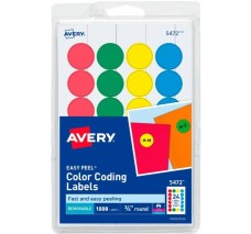 Etiqueta Redonda Colores...