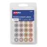 Refuerzos para Hojas de Carpeta Avery 1/4'', Colores Variados, Paquete/280