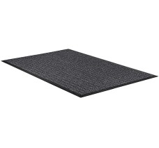 Tapete de Entrada Absorbente Estilo Parquet, Gris, 2' x 3' (60 x 90 cm) 