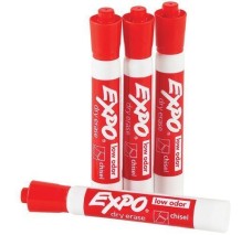 Marcador Para Pintarron Expo Rojo, Caja/12