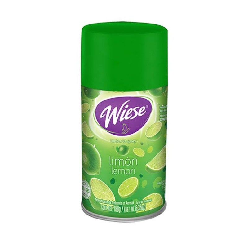 Aromatizante Aerosol para Dosificador WIESE®, Limón 180 Gr.