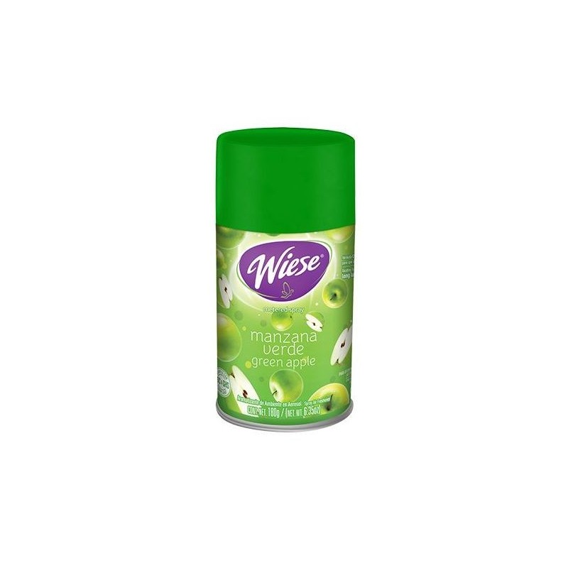 Aromatizante Aerosol para Dosificador WIESE® Manzana Verde 180 Gr.