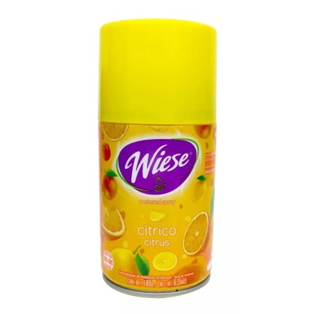 Aromatizante Aerosol para Dosificador WIESE® Cítrico Citrus 180 Gr. 