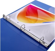 Carpetas de 1" de Colores Variados, Paquete/4