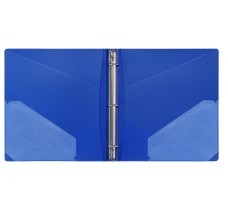 Carpetas de 1" de Colores Variados, Paquete/4