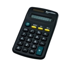 Calculadora de 8 Dígitos, Acme, Negra