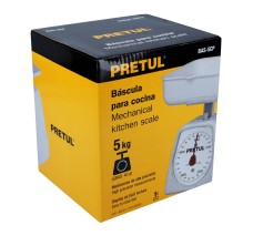 Báscula Mecánica para Cocina, 5 Kg, Pretul
