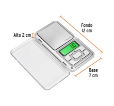 Báscula Electrónica de Bolsillo, de Pilas, 500 G, Truper