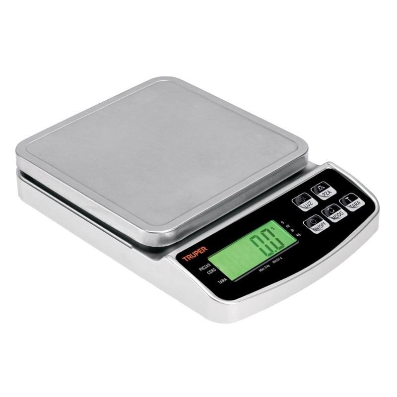 Bascula Electrónica de Precisión, Recargable,3 Kg, Truper