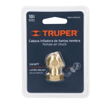 Cabeza Infladora de Llantas, Conexión Hembra 1/4" Npt,Truper