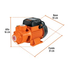 Bomba Periférica 1 Hp, Altura Máxima 70 M, Truper Expert
