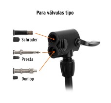 Bomba Manual para Inflar, 80 Psi, Pretul