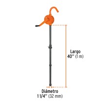 Bomba Extractora de Ácidos con Manivela, Truper