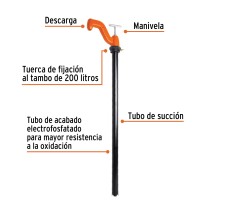 Bomba Extractora de Aceites con Palanca, Truper