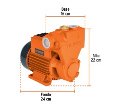 Bomba Periférica Autocebante, 1/2 Hp, Truper