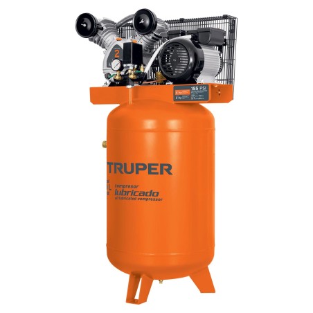 Compresor de Aire, con Banda, Vertical 120L, 4HP, 220V Truper