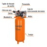 Compresor Lubricado de Aire, con Banda, Vertical 240L, 4HP, 220V Truper