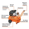 Compresor de Aire, Lubricado, Horizontal 50L, 3HP, 127V, Truper