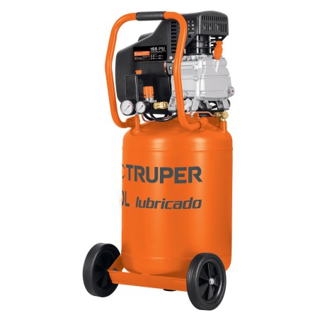 Compresor de Aire, Lubricado, Vertical 50L, 3HP, 127V, Truper