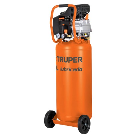 Compresor de Aire, Lubricado, Vertical 80L, 3-1/2HP, 127V, Truper