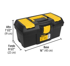 Caja para Herramienta de 16" con Compartimentos, Pretul