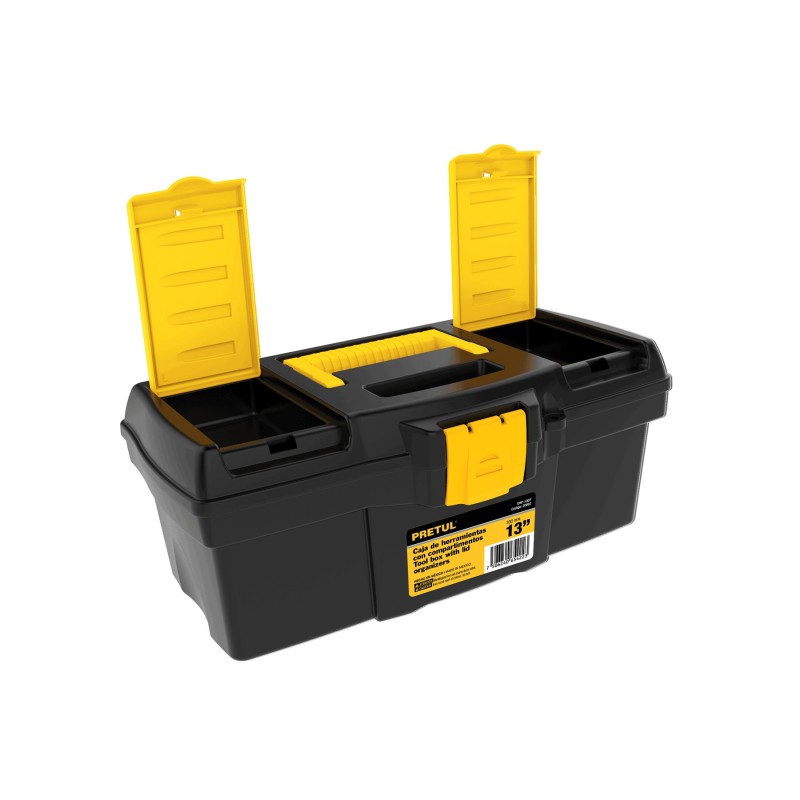Caja para Herramienta de 13" con Compartimentos, Pretul