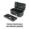 Caja para Herramienta 17" con Compartimentos, Broches Metálicos