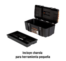 Caja para Herramienta 20" con Compartimentos, Broches Metálicos
