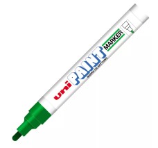 Marcador Uni-Paint Verde,...