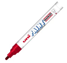 Marcador Uni-Painto Rojo,...