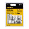 Juego de 4 Conectores Y 1 Cople para Compresor, Pretul