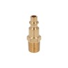 Conector Rápido de Latón, Macho, Cuerda 1/4" NPT 