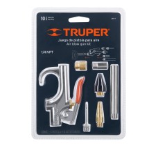 Juego Pistola Sopleteadora,2 Boquillas,4 Accesorios, TRUPER