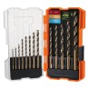 Juego de 13 Brocas HSS para Metal en Estuche, Truper Expert