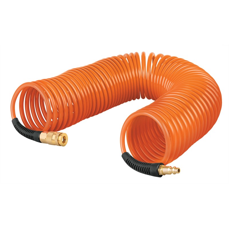 Manguera para Compresor, Tipo Resorte, 7.6 m, Truper